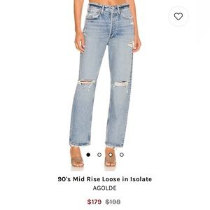 AGOLDE 90’s Mid Rise Loose size 32